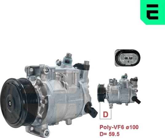 AC-kompressor ERA 670120 AC-kompressor ERA 670120