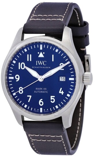 IWC Herreklokke IW328203 Pilots Blå/Lær Ø40 mm IWC Herreklokke IW328203 Pilots Blå/Lær Ø40 mm