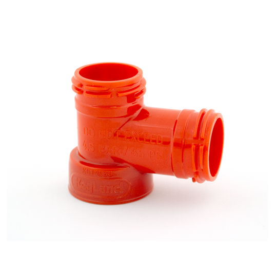 Carbonation Cap Tee Adapter T-stykke for PET ball lock tilkoblinger