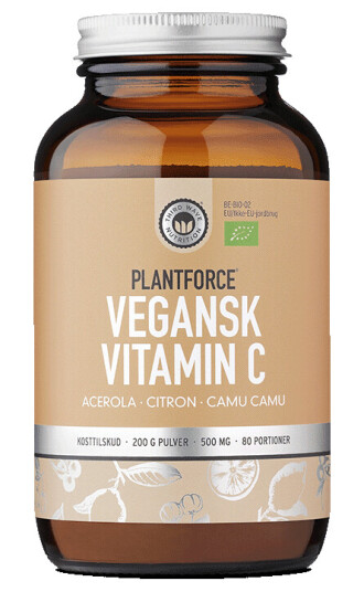 Plantforce Vitamin C Vegansk Ø 200g Plantforce Vitamin C Vegansk Ø 200g