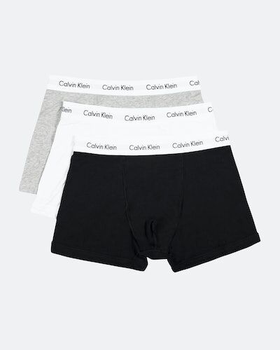 Calvin Boksershorts - 3-Pack Mid Rise Trunks Cotton Stretch Multi Male S