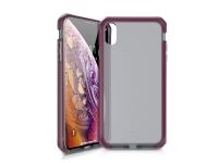 ITSKINS SUPREME FROST cover til iPhone XS / X®. Smoke og fushia