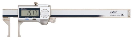 Mitutoyo Absolute Digimatic Skjutmått 573-645-20 Med Utåtriktade Mätskänklar 10,1-160mm, 0,01mm, Ip67, Friktionsrulle, Datautgång Mitutoyo Absolute Digimatic Skjutmått 573-645-20 Med Utåtriktade Mätskänklar 10,1-160mm, 0,01mm, Ip67, Friktionsrulle, Datautgång