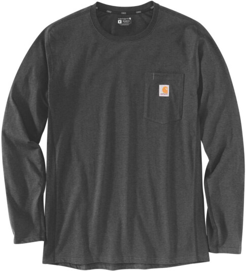 Carhartt Force Flex Pocket Longsleeve skjorte S Grå Carhartt Force Flex Pocket Longsleeve skjorte S Grå