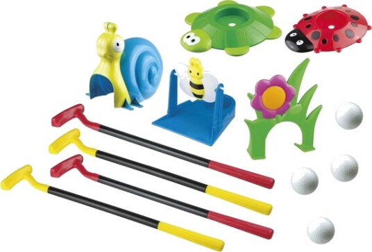 Golf-sett med figurer