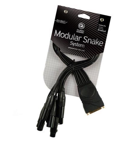 Waves Planet Waves Pw-Xlrmfb-01 Modular Snake Breakout, 4 X Xlr M / 4 X Xlr F