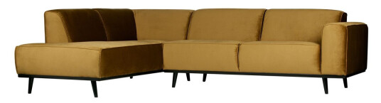 BePureHome Statement Sofa m/venstrevendt sjese - Honninggul velur