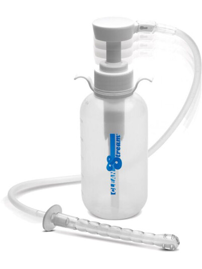 XR Brands - CleanStream CleanStream: Pump Action Enema Bottle with Nozzle