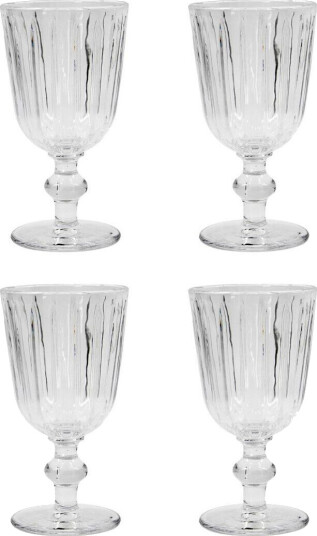 Nicolas Vahé Groove vinglass 24 cl 4-pakning Klar Nicolas Vahé Groove vinglass 24 cl 4-pakning Klar