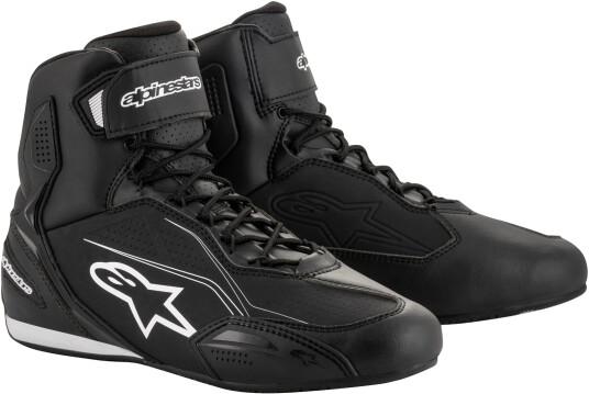 Alpinestars Faster-3 Motorsykkel sko Svart Hvit Alpinestars Faster-3 Motorsykkel sko Svart Hvit
