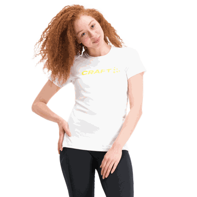 Craft Core Essence Logo Tee t-skjorte dame White XS