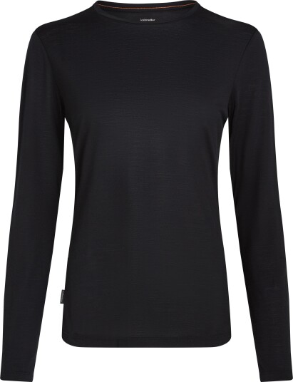 Icebreaker Women's Merino 125 Cool Lite Sphere III Long Sleeve Tee Black XS