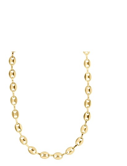 Timi of Sweden Amie - Link Chain Necklace Stainless Steel - Gold - ONE SIZE 40 cm