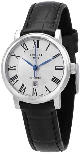 Tissot Dameklokke T122.207.16.033.00 Carson Sølvfarget/Lær Ø30 mm