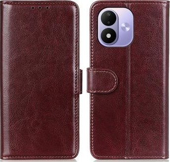 Xiaomi Redmi Note 17 4G/5G Lommebokveske med Stativ - Brun