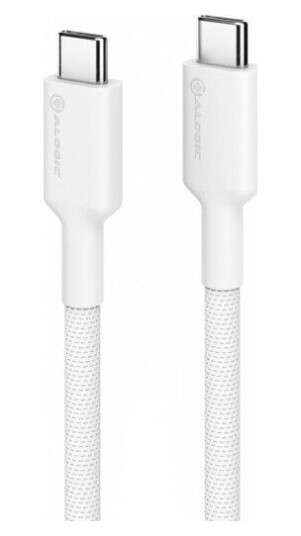 Alogic Elements PRO 1m USB-C til USB-C kabel 5A - Hvit