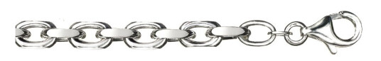Anker armlenke i 925 sølv 5,4 mm - 21 cm