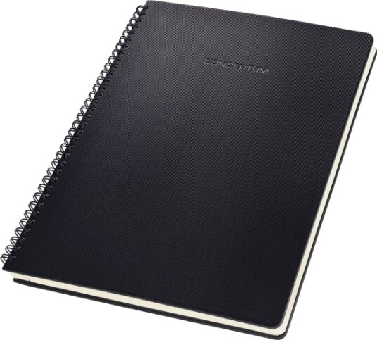 Sigel Conceptum Sort A4 160 Ark 80 G/M² Linjerte Ark Innbundet Hardcover