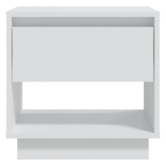 vidaXL Nattbord hvit 45x34x44 cm sponplate vidaXL Nattbord hvit 45x34x44 cm sponplate
