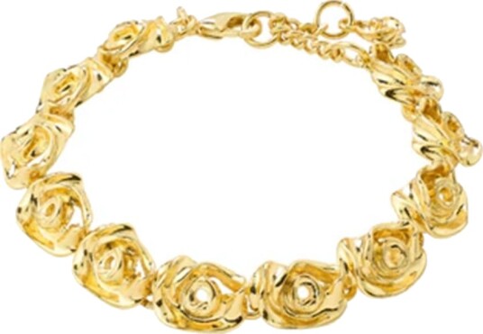 Pilgrim Inner Bracelet Gold Plated Gold ONE SIZE Pilgrim Inner Bracelet Gold Plated Gold ONE SIZE