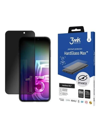 3mk Apple iPhone 15 Plus HardGlass Max Privacy