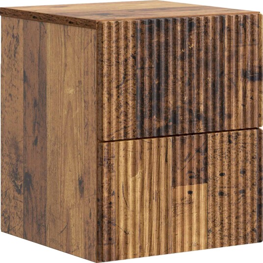  Vegghengt Nattbord Gammelt tre 33 x 34,5 x 40 cm Konstruert tre