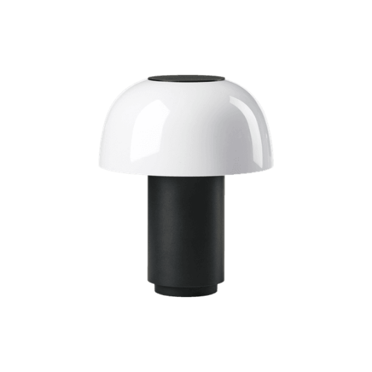 Zone Harvest-Moon Oppladbar Lampe Svart Zone Harvest-Moon Oppladbar Lampe Svart