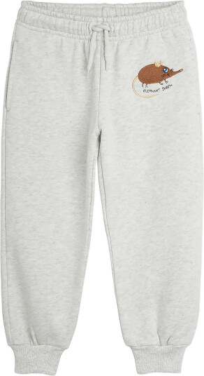 Mini Rodini Elephant Shrew Emb Sweatpants Grey 104/110