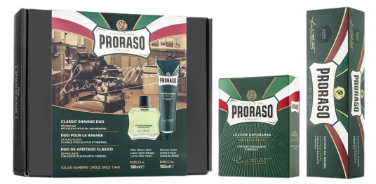 Proraso Classic Shaving Duo Set Eucalyptus Oil & Menthol