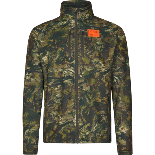 Seeland Men"s Tidal Camo Fleece Jacket Invis Mpc Green XL