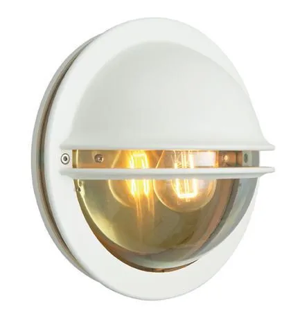 Norlys Berlin Vegglampe Hvit Klar polykarbonat