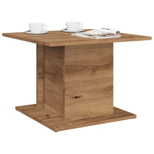 Salongbord artisan eik 55,5x55,5x40 cm konstruert tre 8721158441485