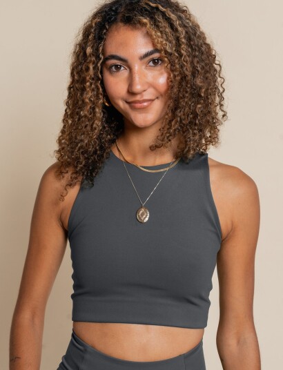 Girlfriend Collective Dylan Bra Grey 5XL