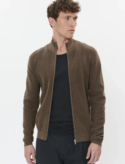 Matinique Malagoon Cardigan - Brown - M