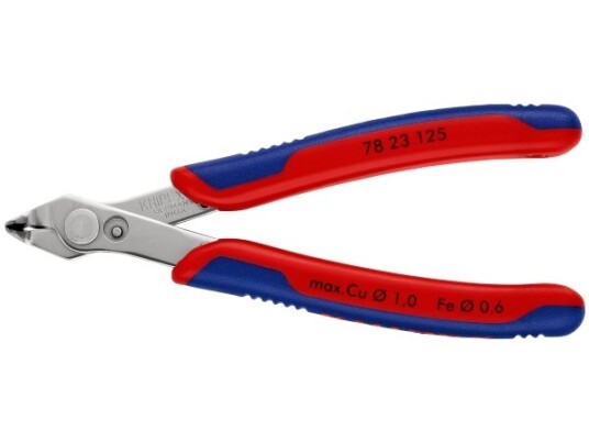 Knipex 78 23 125 Avbitertenger 125 mm - Stål og Plast, Blå/Rød