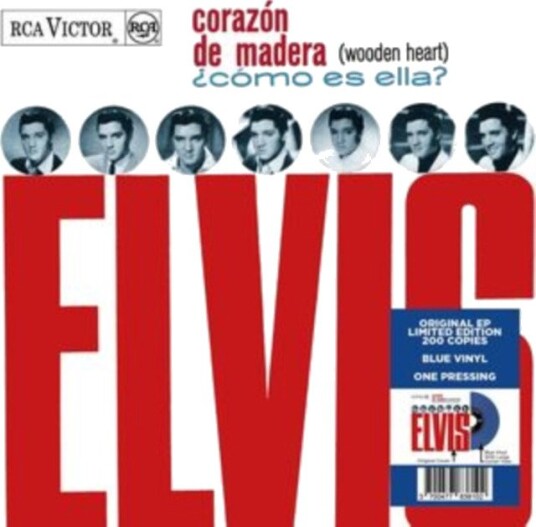 Elvis Presley Corazon De Madera Wooden Heart Uk Vinyl