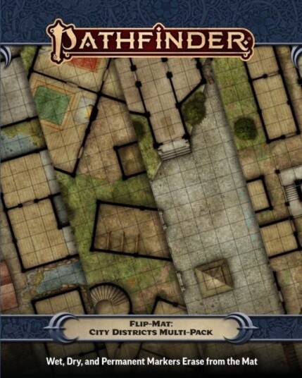 Pathfinder Flip Mat: City Districts Multi Pack