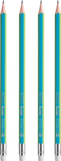 Herlitz GREENline HB Blyanter, 4-Pack