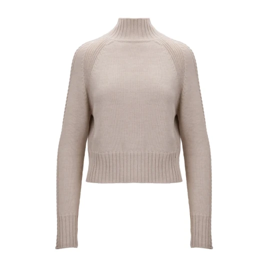 Herno Dame Strikkevarer Beige M,