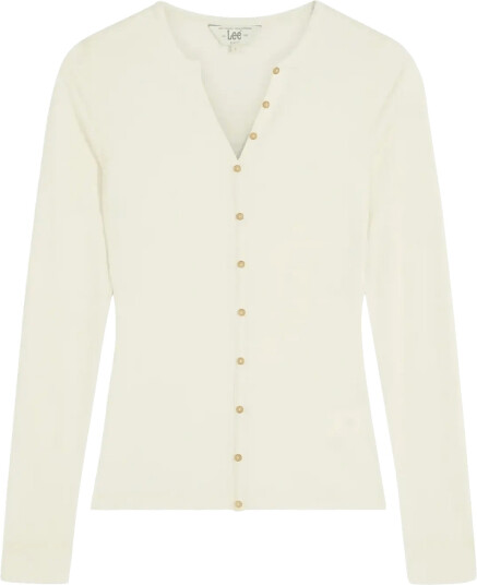 Lee Jeans Ls Henley   Cream   XS