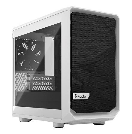 Fractal Design Meshify 2 Nano - White TG Clear Tint Hvit Fractal Design Meshify 2 Nano - White TG Clear Tint Hvit