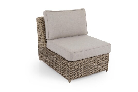 Brafab Glendon midtdel Rustikk med beige pute Brun Brafab Glendon midtdel Rustikk med beige pute Brun