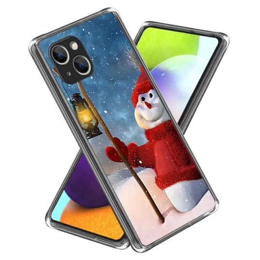 INCOVER iPhone 15 Plus TPU Plast Jul Deksel - Snømann