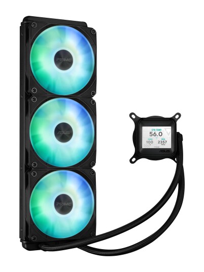 Asus Prime LC 360 ARGB LCD Kjøler sort 90RC00Z1 B0EAY0 Asus Prime LC 360 ARGB LCD Kjøler sort 90RC00Z1 B0EAY0