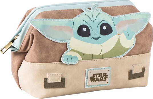 Star Wars The Mandalorian Baby Yoda Toalettmappe Beige Star Wars The Mandalorian Baby Yoda Toalettmappe Beige