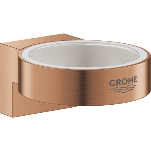 GROHE SELECTION HOLDER FOR GLASS/SÅPEDISPENSER BØRSTET WARM SUNSET GROHE SELECTION HOLDER FOR GLASS/SÅPEDISPENSER BØRSTET WARM SUNSET