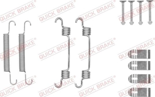 Tilbehørsett håndbremsesko QUICK BRAKE 105 0044