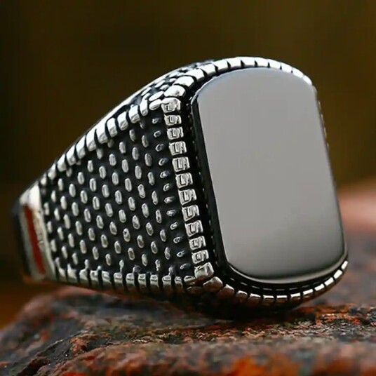 Brazer herrering med stor onyx Brazer herrering med stor onyx