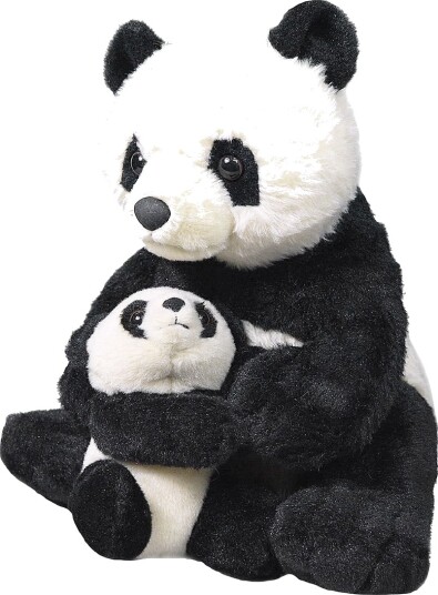 Wild Republic Kosedyr 30x20 cm Mor & Ung Panda