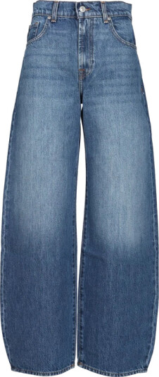 7 For All Mankind Dame Jeans Blå W28,